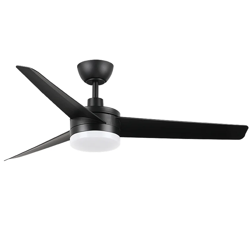 Ventilador de Techo LED Negro 24W DC Ultra Silencioso Verano/Invierno con Mando a Distancia