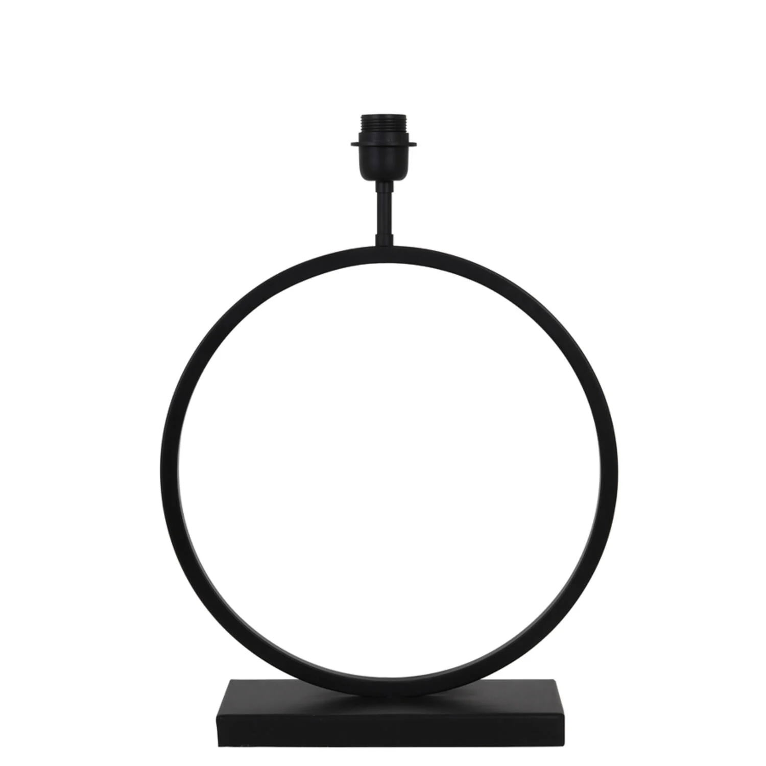 Base de lámpara negra circular Light & Living Liva