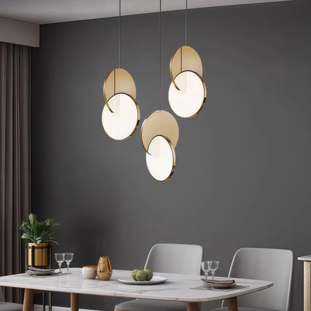 Lámpara colgante de diseño moderno LED regulable para comedor