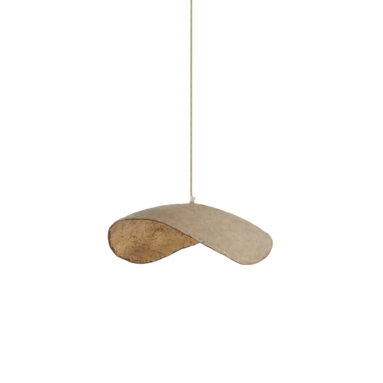 Lámpara orgánica beige compacta Light & Living Lonia