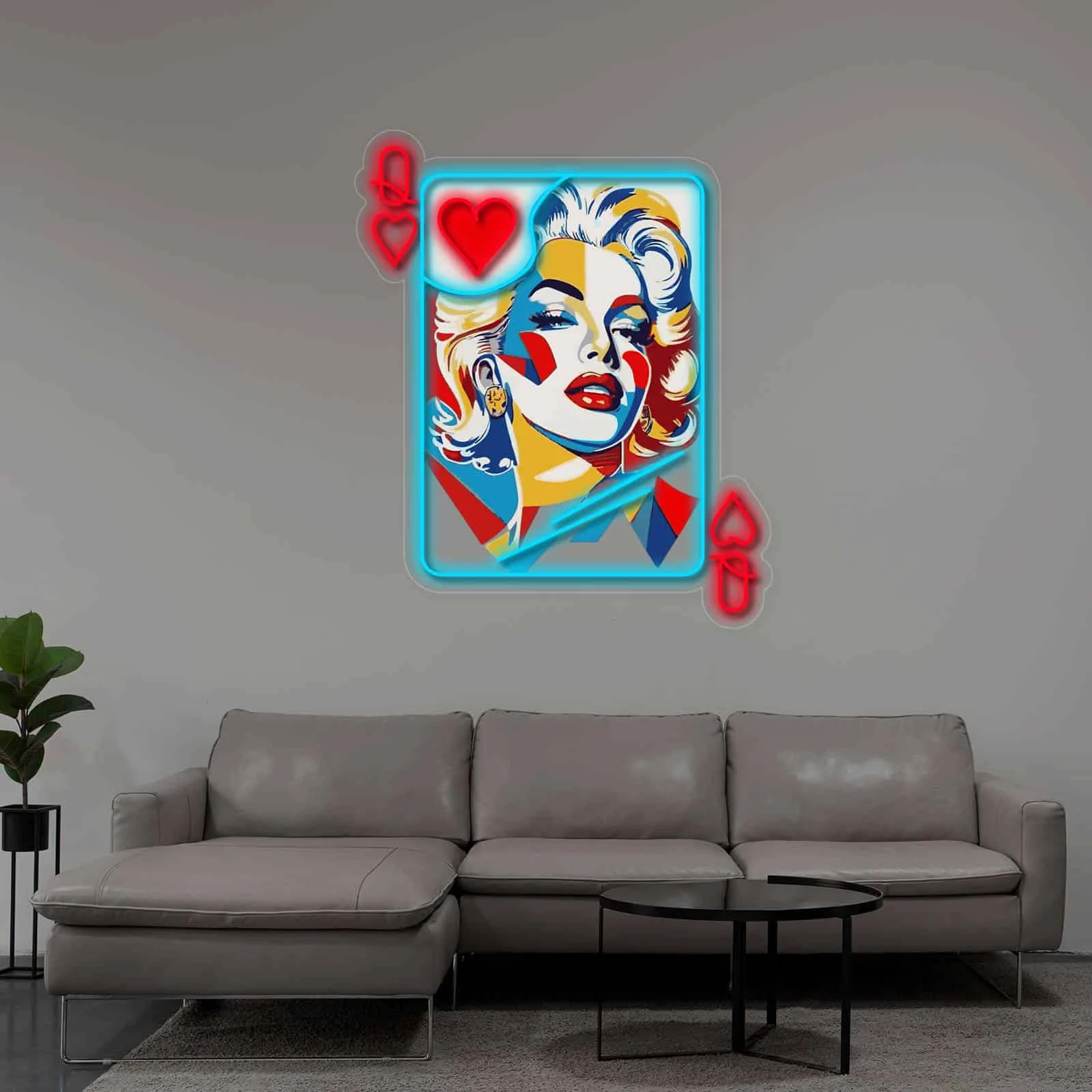 Cuadro de Neón Marilyn
