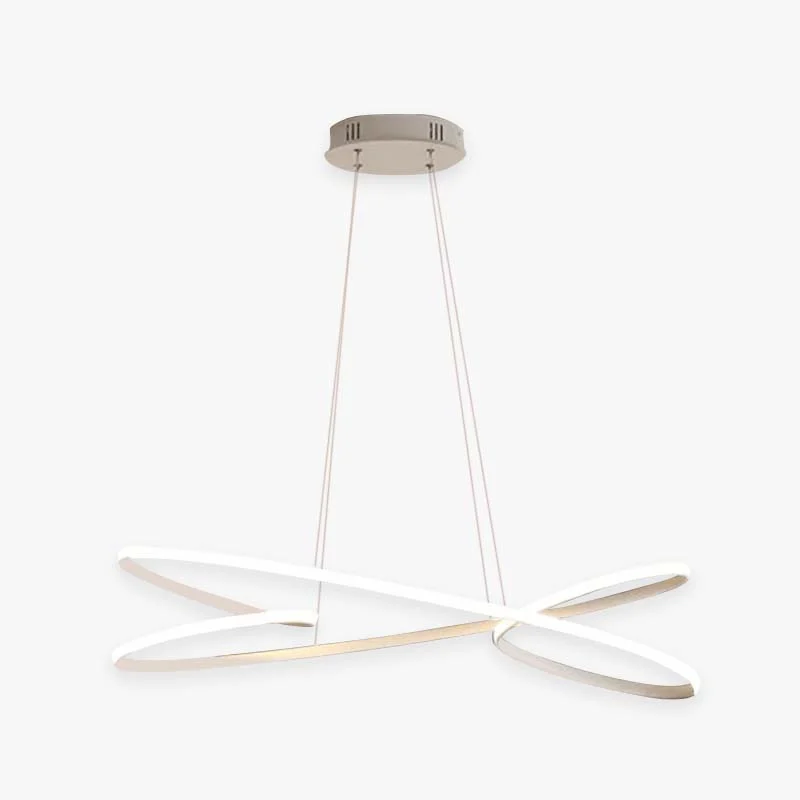 Arisha Moderna Metal Geométrica Lámpara Colgante Blanca/Negra