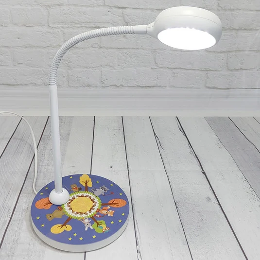 Lámpara de mesa Animales salvajes brazo flexible