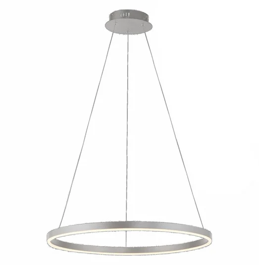 Lámpara colgante LED Ritus, Ø 58,5cm, aluminio