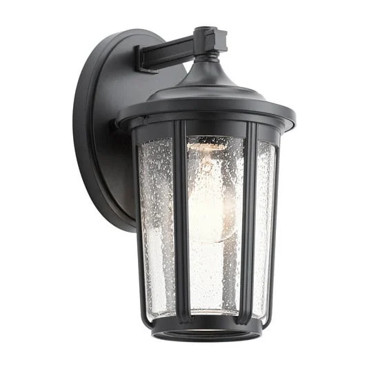 Aplique de exterior Fairfield, negro, 1 luz