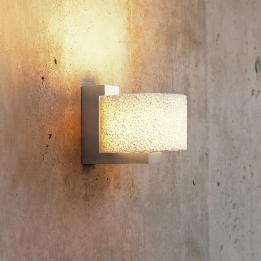 Aplique de pared LED Reef de serien.lighting, acabado cepillado