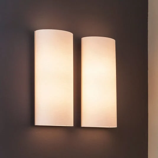 Aplique de pared LED serien.lighting Club, aluminio/blanco