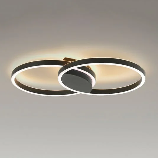 Paul Neuhaus Q-MARKO plafón LED, 2 luces, redondo