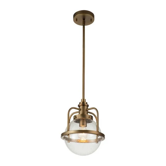 Colgante Tricocent, latón/transparente, 1 luz