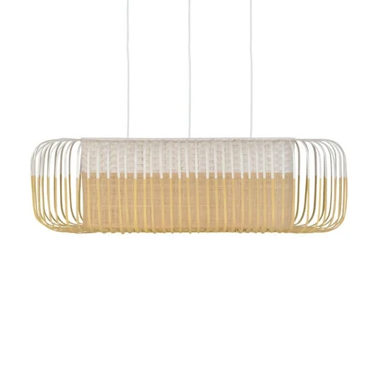 Péndulo Forestier Bamboo oval M blanco/natural
