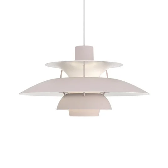 Louis Poulsen PH 5 colgante monocromático gris