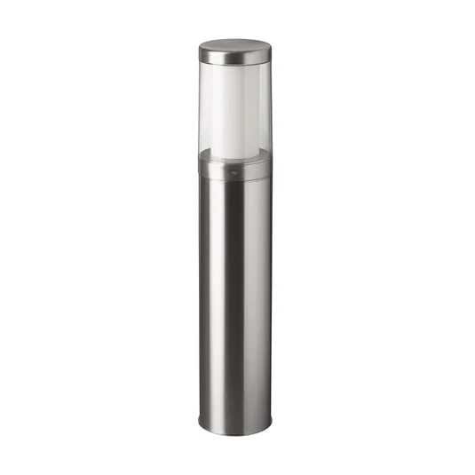 Bolardo luminoso 1256 de acero inoxidable resistente al agua salada 75 cm