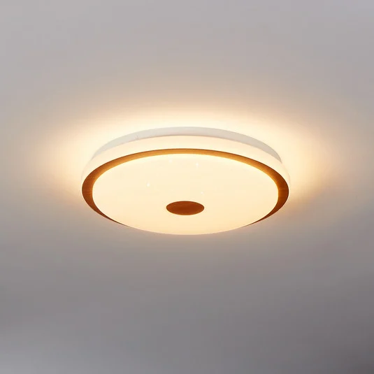 Lámpara de techo LED Lanciano 1 con control remoto Ø38cm