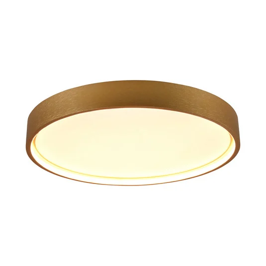 Plafón LED Doha, CCT, latón mate