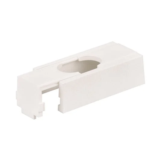 Cubierta para DUOline riel bifásico blanco mate