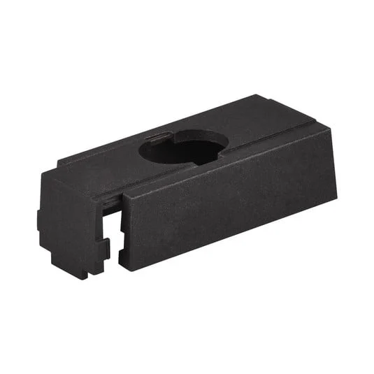 Cubierta para DUOline riel bifásico negro