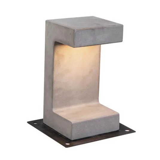 Baliza LED E191 de hormigón, altura 30 cm