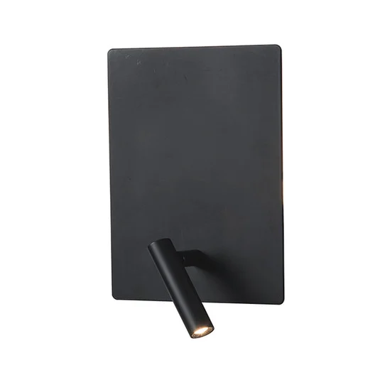 Lámpara de lectura LED H41, regulable, negro mate