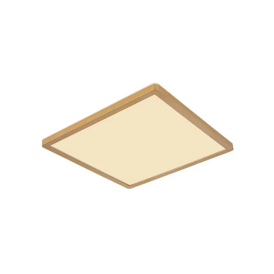 Plafón LED Sapana, longitud 29,5 cm latón