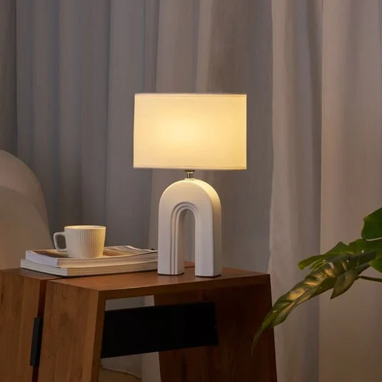 Pauleen Glow of Purity lámpara mesa, blanco/beige
