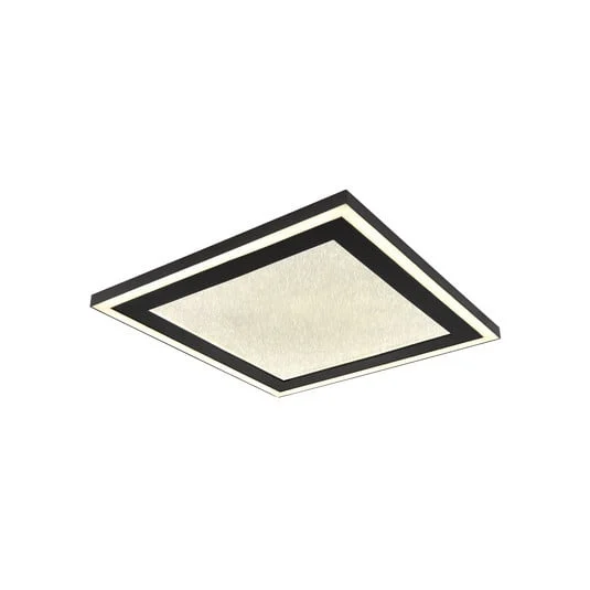 Plafón LED Davies efecto de cristal longitud 33 cm