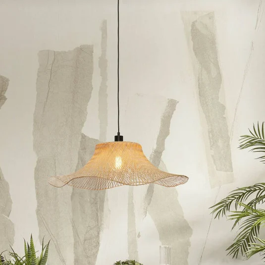 GOOD & MOJO Ibiza lámpara colgante Ø 65 cm Natur