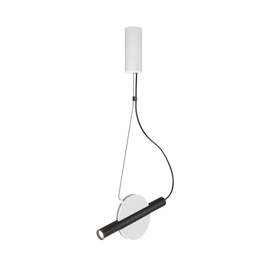 Maytoni Enigma Lámpara colgante LED, orientable, blanca