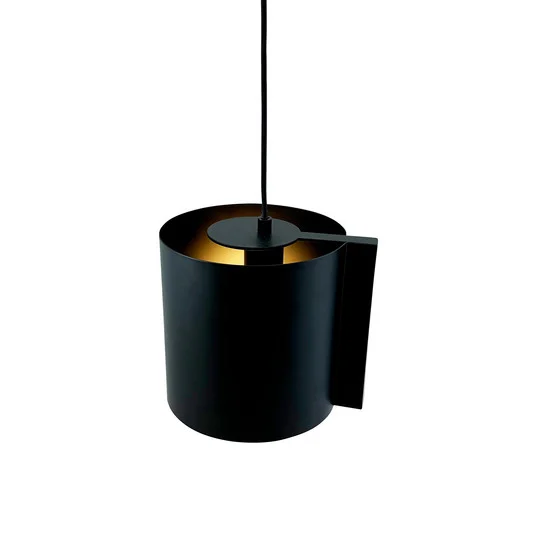 Lámpara colgante Dyberg Larsen Wum Ø 18,5 cm negro mate