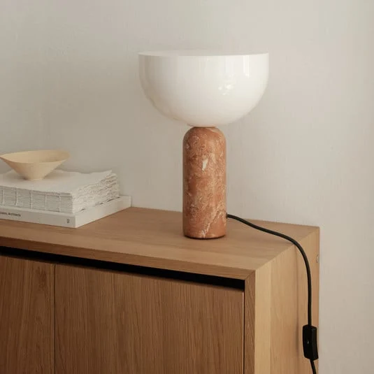 New Works Kizu Pequeña lámpara de mesa Breccia Pernice