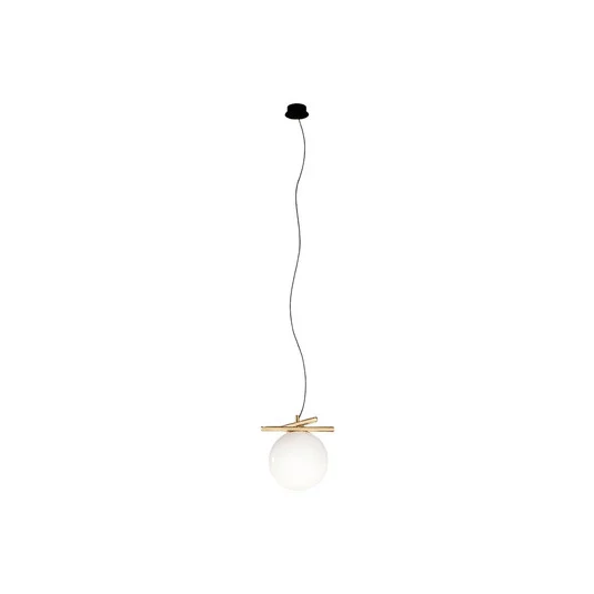 Lámpara colgante Posy S1, Ø 25 cm, cristal de Murano