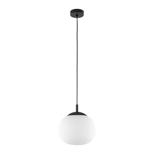 Lámpara colgante Vibe, cristal blanco opalino, Ø 20 cm