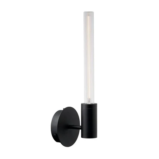 Aplique de pared Liberty Single, negro