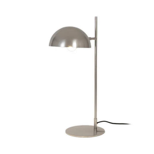Lámpara de mesa Miro, color plata, altura 58 cm, hierro/latón
