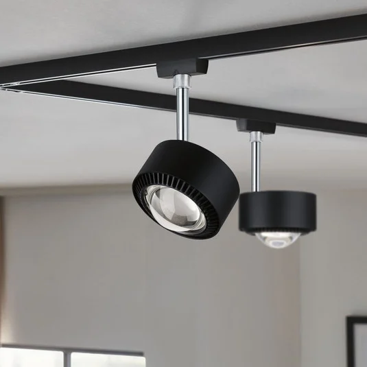 Paulmann URail Aldan foco LED, negro mate, metal, CCT