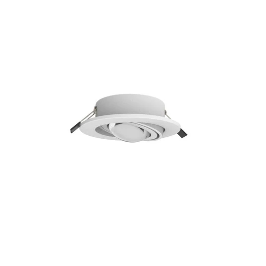 MEGATRON Foco empotrable LED Planex Powerlens, 4,8 W, blanco