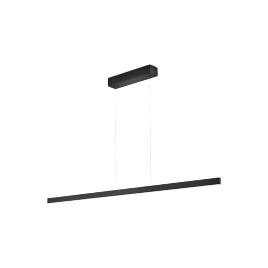 Lámpara colgante LED Linda-132, negra, CCT, control por gestos