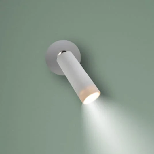 Newgarden Aplique de pared LED Roll 4, blanco, orientable