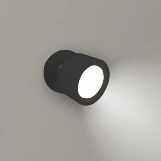 Newgarden Aplique de pared LED Roll 8, negro, orientable