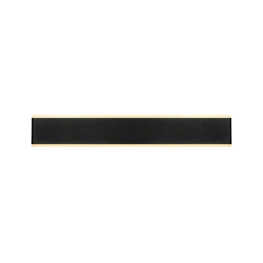 Nelson aplique de pared LED, ancho 50,5cm, negro, CCT, arriba/abajo