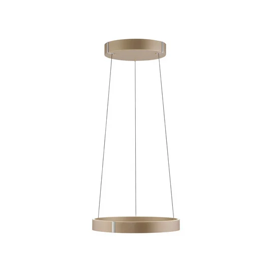 lámpara colgante LED PURE E-Clipse, bronce, Ø 50 cm, CCT