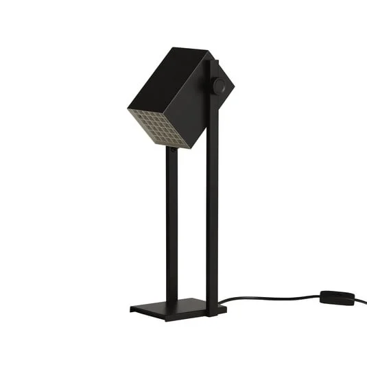 FRANDSEN BF Lámpara de mesa Quadro, negra, altura 45 cm, metal