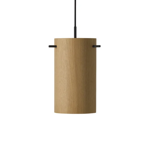 Lámpara colgante FRANDSEN FM 1954, roble, Ø 16 cm, madera