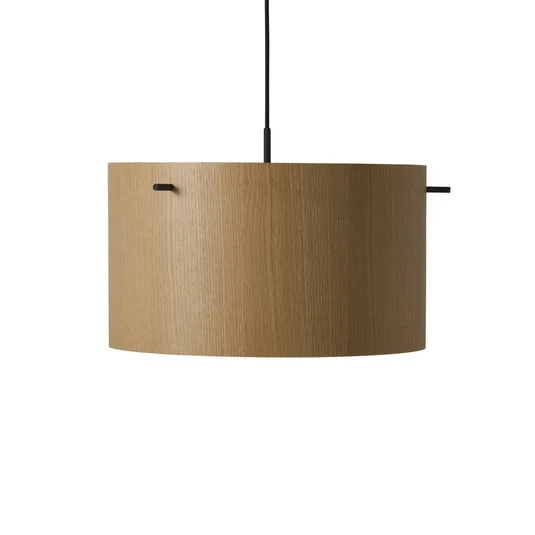 Lámpara colgante FRANDSEN FM 1954, roble, Ø 41 cm, madera