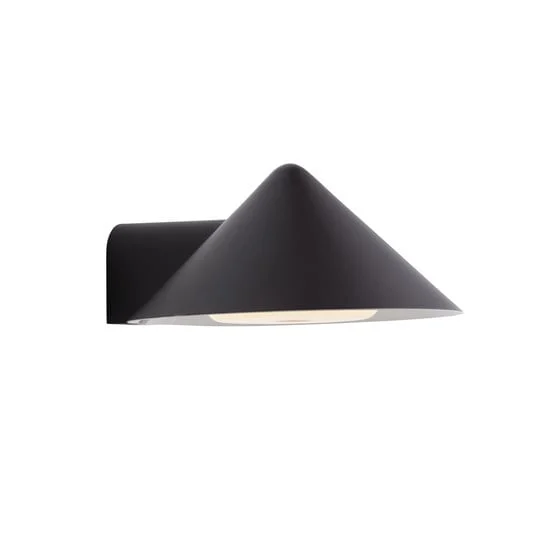 Aplique de pared LED FRANDSEN Grasp, negra, 15 cm