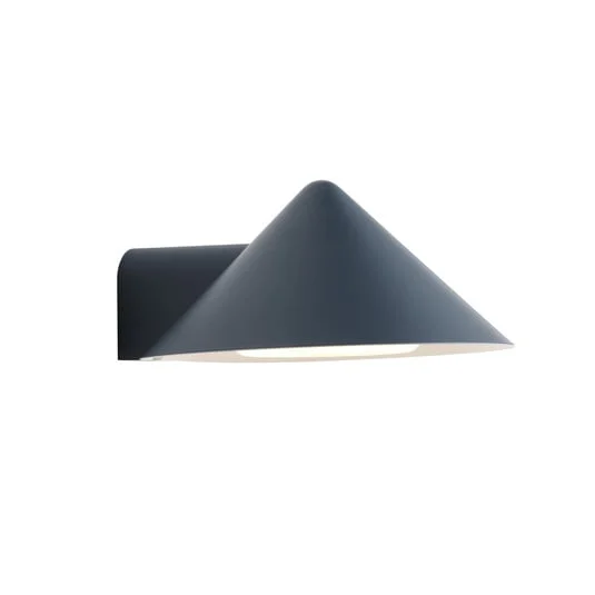 Aplique de pared recargable LED FRANDSEN Grasp, azul petróleo, 15 cm