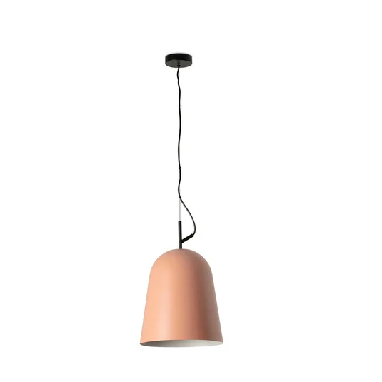 Lámpara colgante Studio, Ø 29 cm, rosa/negro, acero