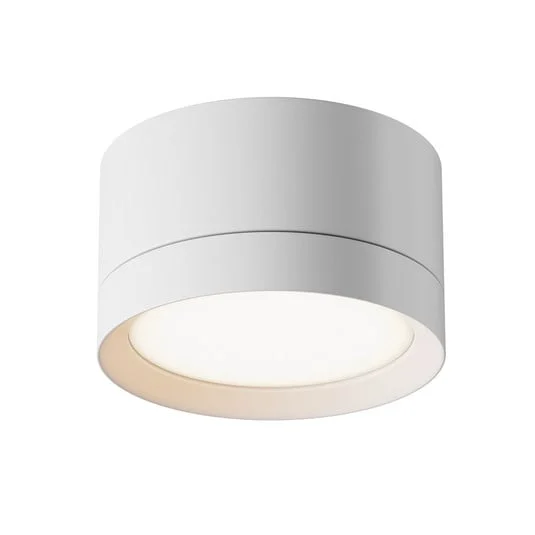 Maytoni downlight Hoop, blanco, altura 5 cm, Ø 8,5 cm, aluminio, GX53