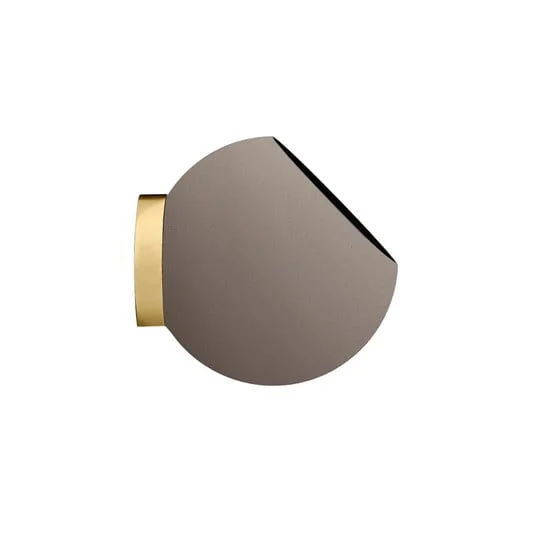 Maceta de pared Globe de AYTM, Ø 21 cm, marrón grisáceo, aluminio
