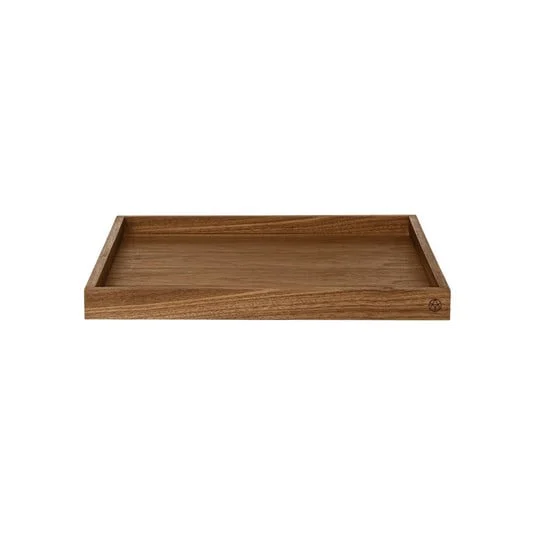 Bandeja AYTM Unity, nogal, largo 35 cm, ancho 35 cm, madera