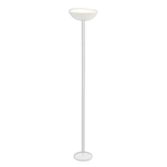 Estate lámpara de pie LED recargable, blanca, regulador táctil, cable USB